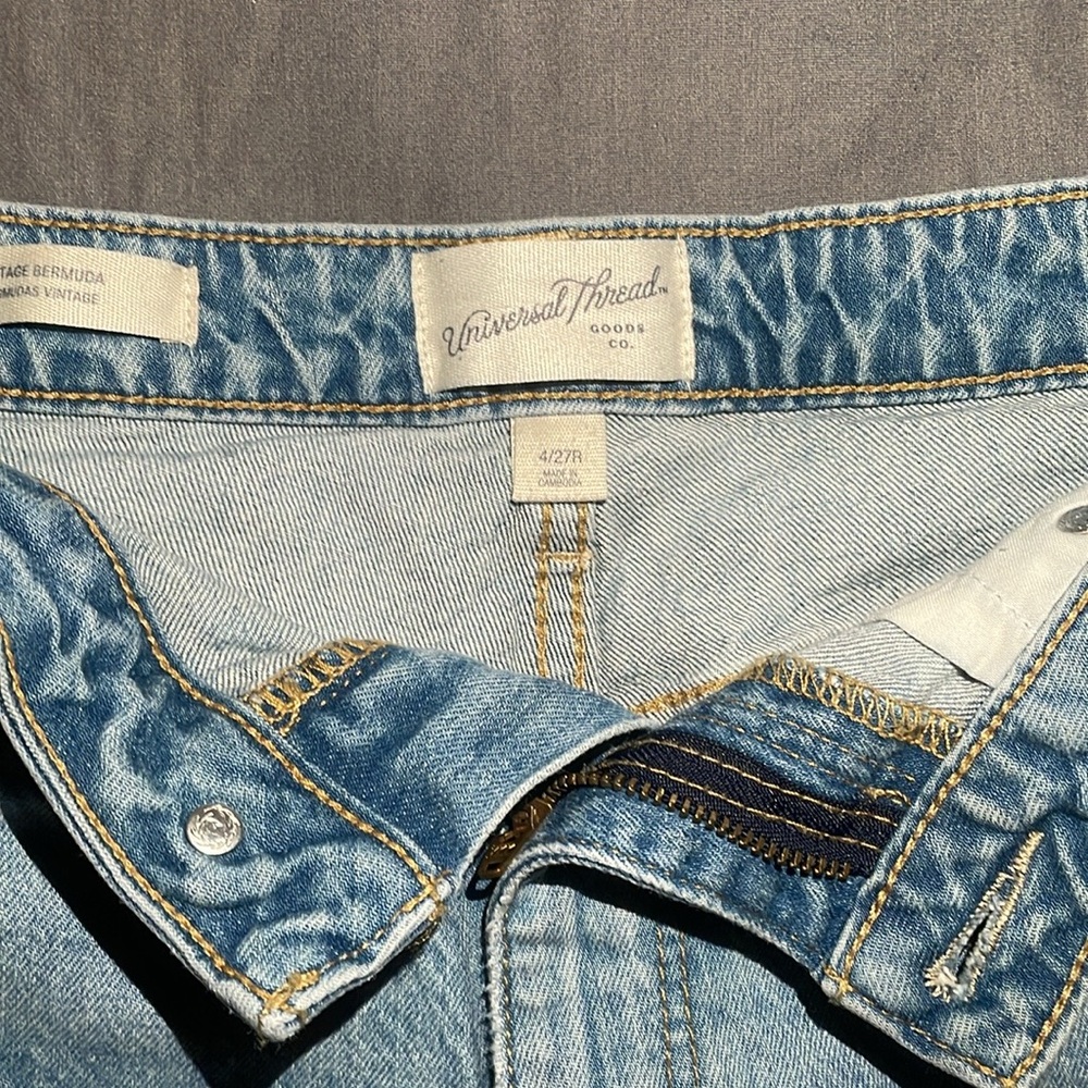 Vintage Bermuda jean shorts